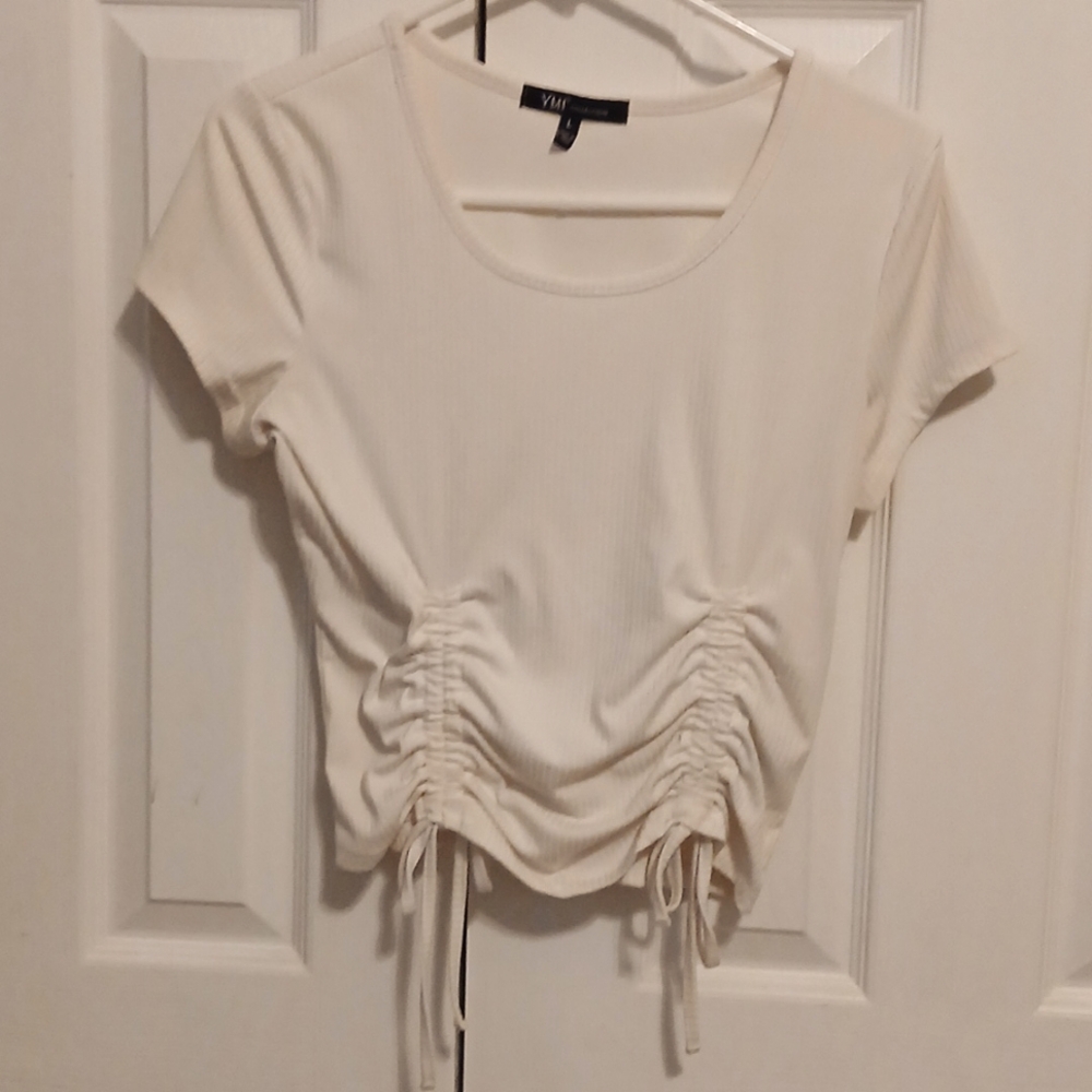 Crop Top. YMI Collections. BEIGE